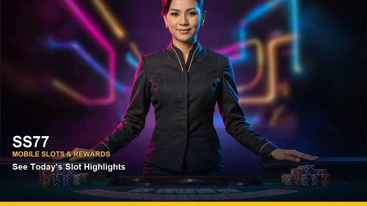 SS77 macro detail live casino table games highlighting mobile-friendly casino play